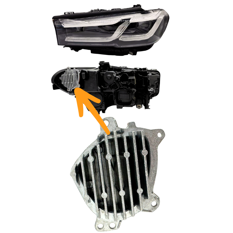Moduł  JEŻ LED DRL i kierunkowskazu do BMW G30 G31 LCI LIFT 23508301 *LEWY* - zdjęcie 2