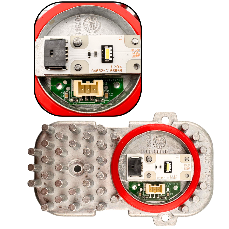 Moduł JEŻ do świateł dziennych DRL lamp XENON do SKODA YETI 1305715084 - zdjęcie 4