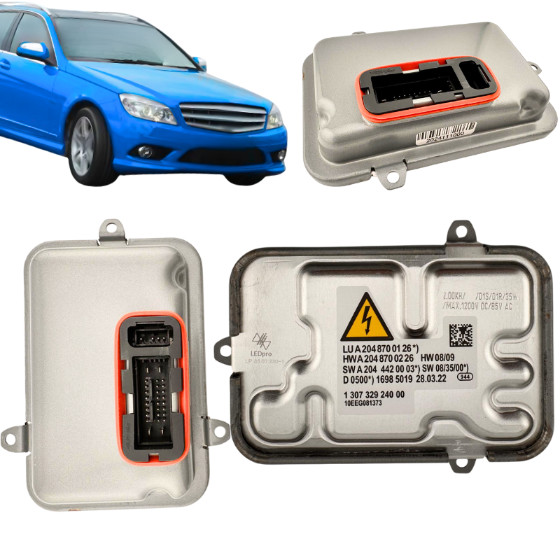 Moduł Sterownik Przetwornica do lamp XENON MERCEDES kl. C W204 130732924000 - zdjęcie 6