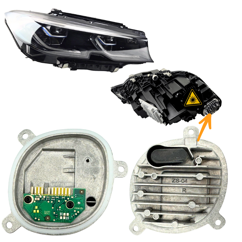 Moduł LED JEŻ DRL i kierunkowskaz FULL LED LASER BMW G20 G21 8737144 PRAWY - zdjęcie 2